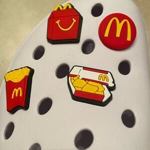Set of 4 McDonalds Shoe Charms NWT